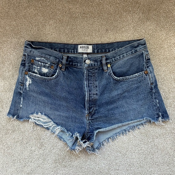 Agolde Pants - Agolde Parker Denim Short